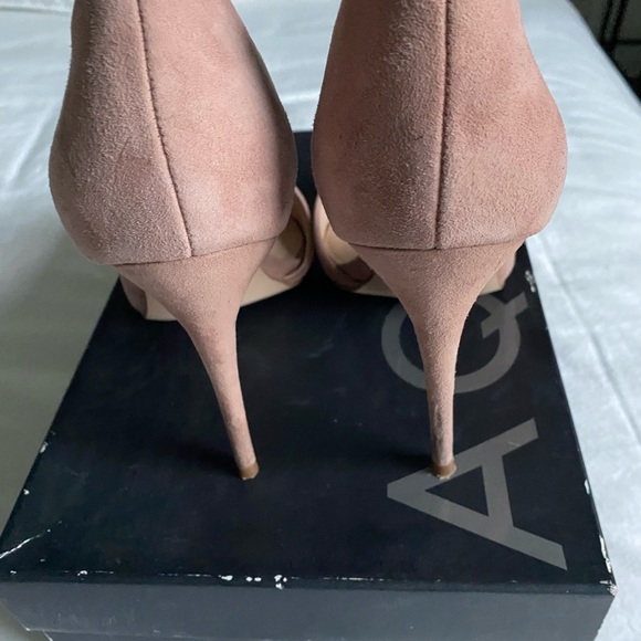 Aqua Half D'Orsay Pumps - Picture 4 of 7